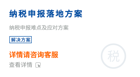 納稅申報落地方案